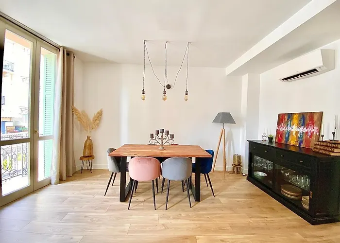 Bioves En Duplex-climatisation-centre Ville-plage Menton